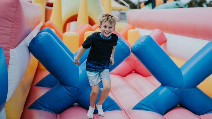 Monster Jump boy bouncing