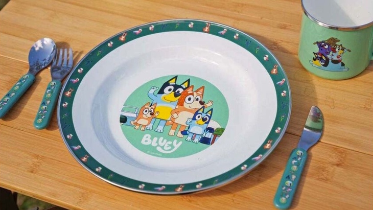 Bluey Enamel Dinner Set
