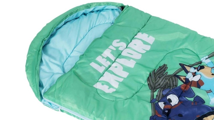 Bluey Hooded Kids Sleeping Bag