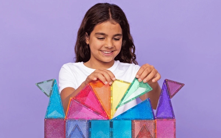 CONNETIX Glitter Castle Pack 48 Piece