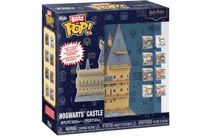 Harry Potter Hogwarts Castle Bitty Pop! Display With 8 Bitty Pop! Bundle