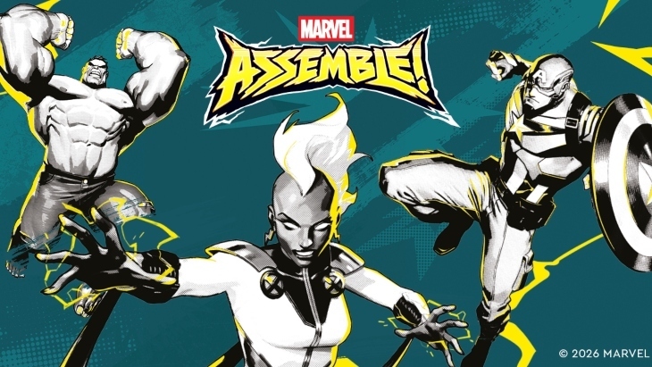 Three Marvel superheroes are ready to fight