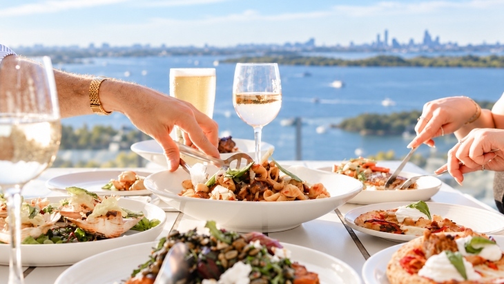 Sharks Leagues Club deck dining