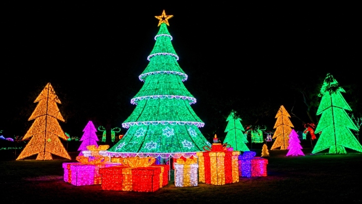 Christmas Lights Spectacular at Hunter Valley Gardens