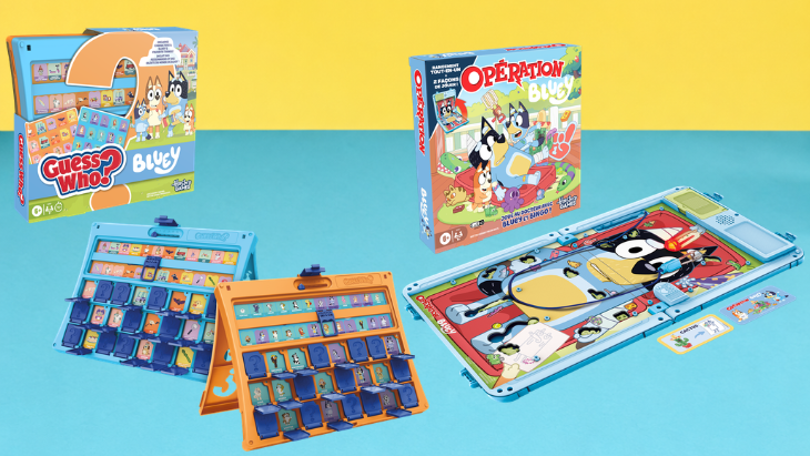 Hasbro Bluey Board Games: Bluey Guess Who? and Operation Bluey