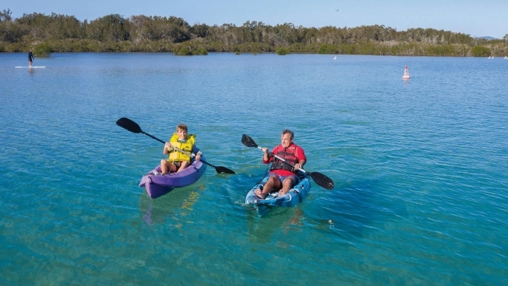 Kayaking on the Nambucca River