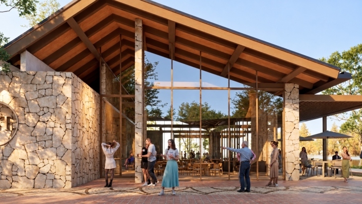 Artist's impression Old Sydney Town new restaurant