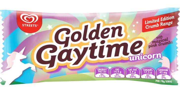 Golden Gaytime Unicorn
