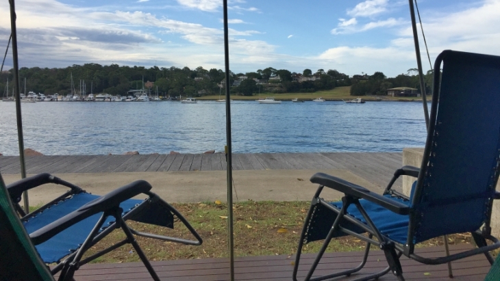 Glamping on Cockatoo Island