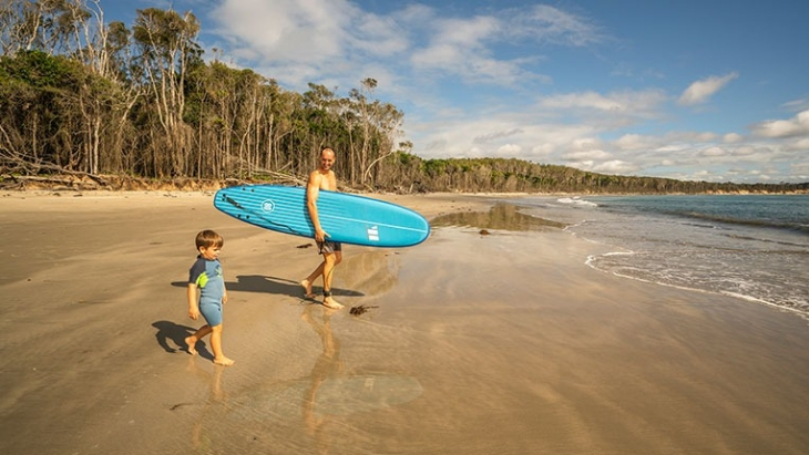 Woody Head beach camping