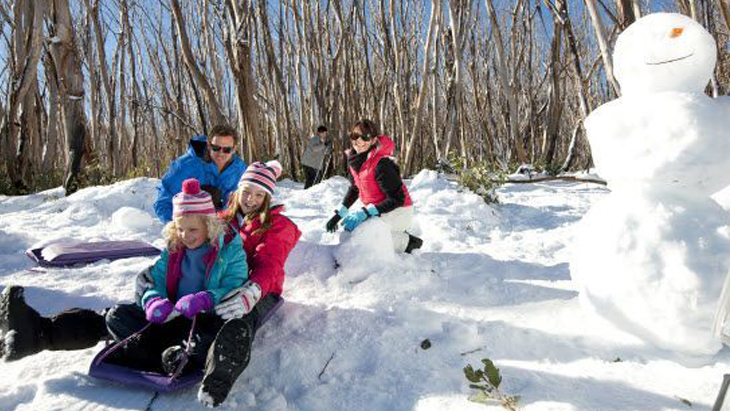 Snow near Melbourne