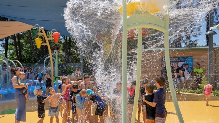 Camden's first water play space