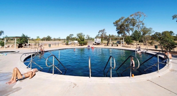 Hot springs in NSW