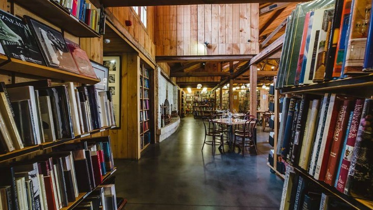 The book barn at Bendooley Estate Southern Highlands