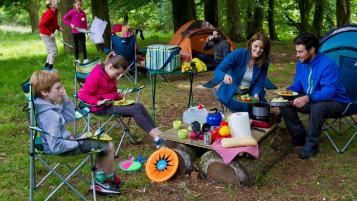 Family camping