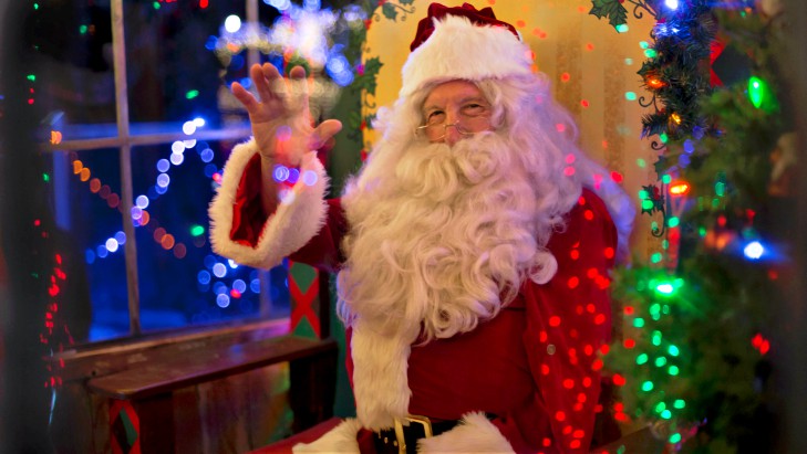 Shopping centres meet santa