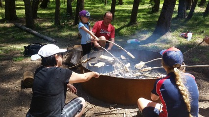 Myuna bay campfire 2