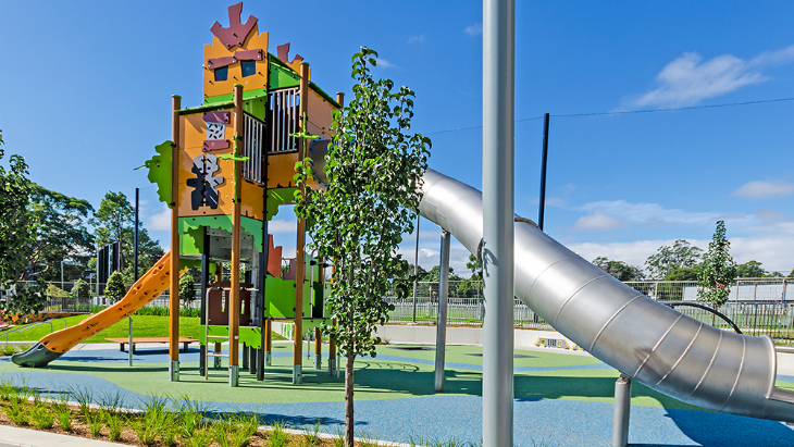 Fenced playground sydney kids