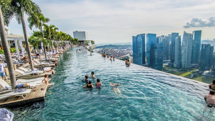 Marinabay sands pool