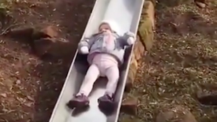 Worlds slowest slide