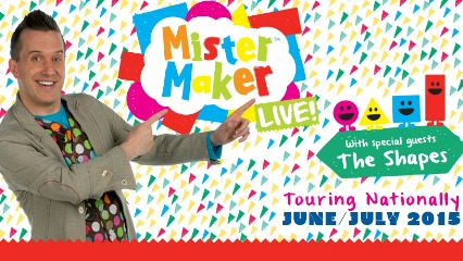 Mister maker live chatswood concourse the shapes kids shows sydney kids north shore northern beaches