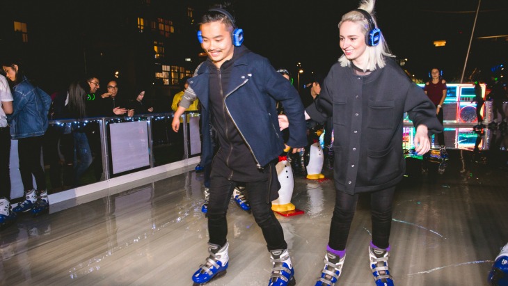 Silent disco vivid