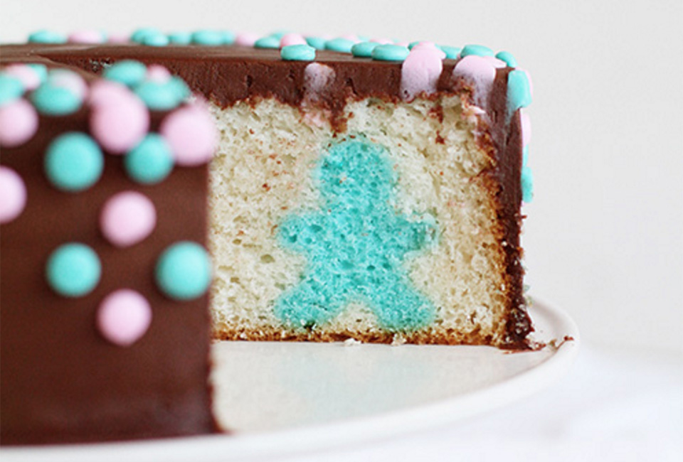 I Am A Baker Cake Gender Reveal