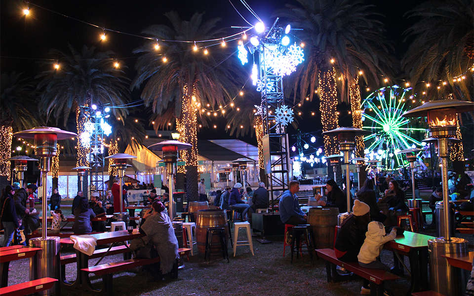 Parramatta Winterlight Festival reviewed - food village 960x600