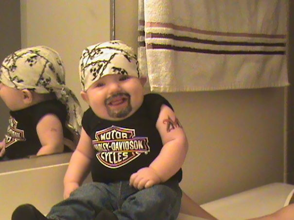 bikie baby