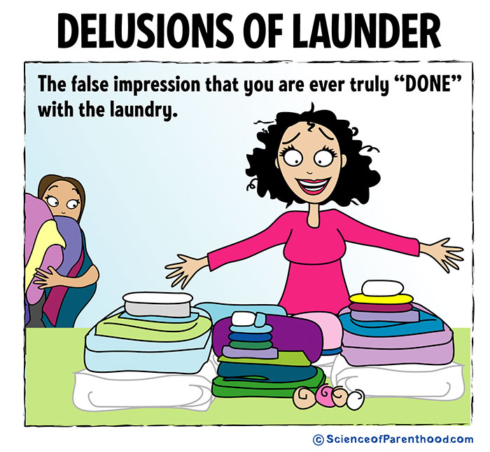 laundry cartoon