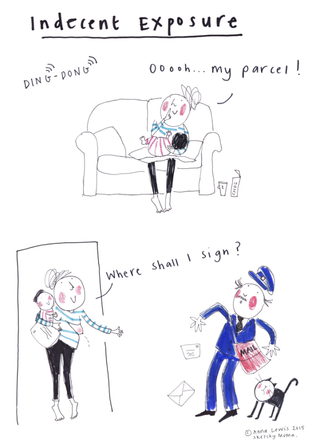 Woman illustrates what it's like to be a mother Anna Lewis Sketchy Muma