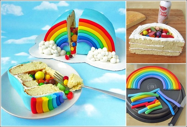 rainbow cake