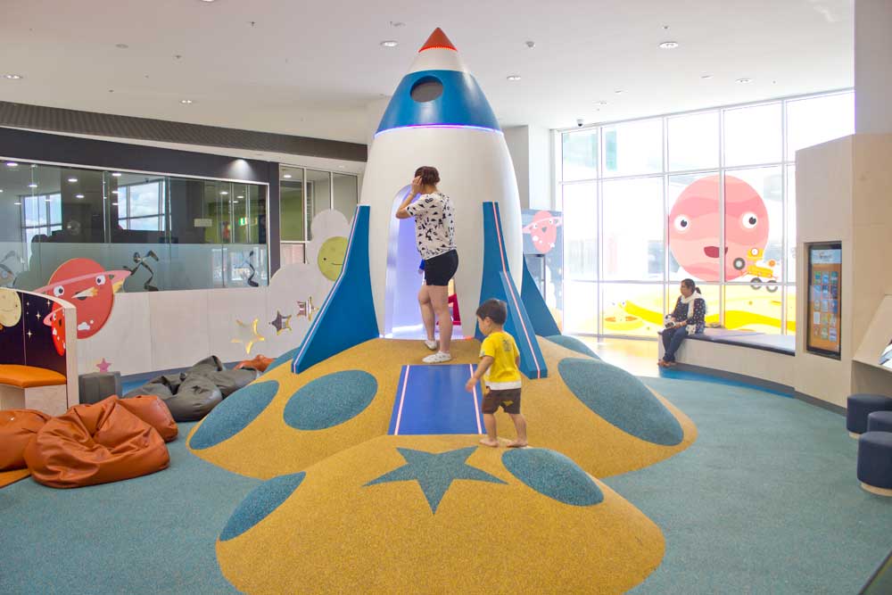 Best Indoor Playgrounds in Melbourne Shopping Centres | Box Hill Central Space-Themed Play Area