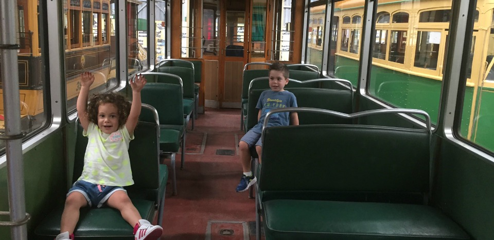 sydney kids tram ride